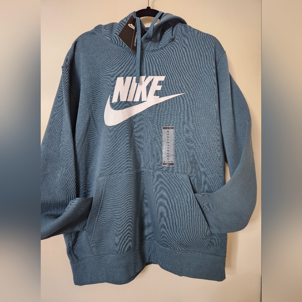 Nike Pullover Hoodie Blue Men's XL NWT Unisex